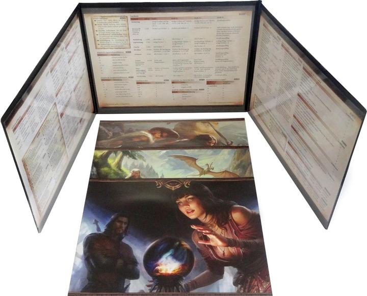 Actual product image DSA5 universal game master screen (German)