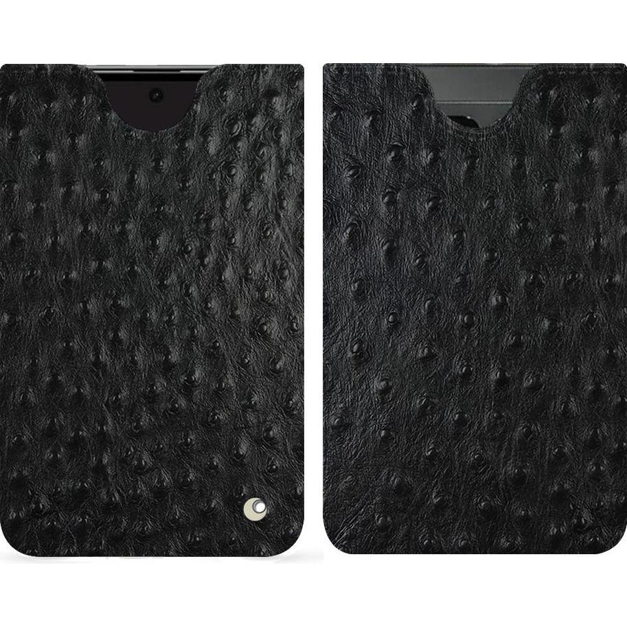 Noreve Lederschutzhülle (Google Pixel Fold), Smartphone Hülle, Schwarz