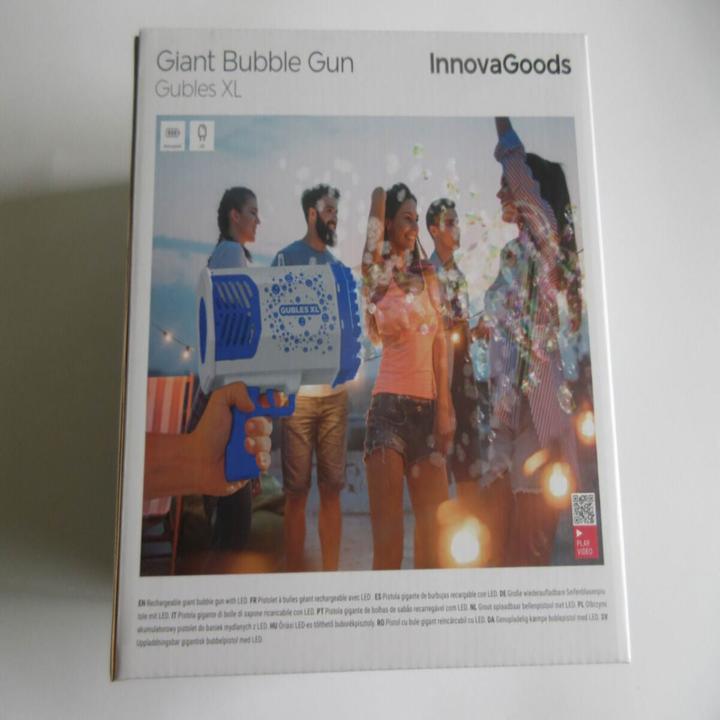 Actual product image InnovaGoods Giant bubble gun with LED Gubles XL
