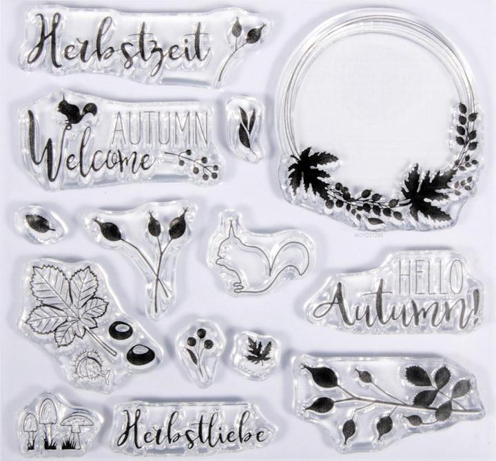 Produktbild Rayher Clear Stamps "Herbstwald"
