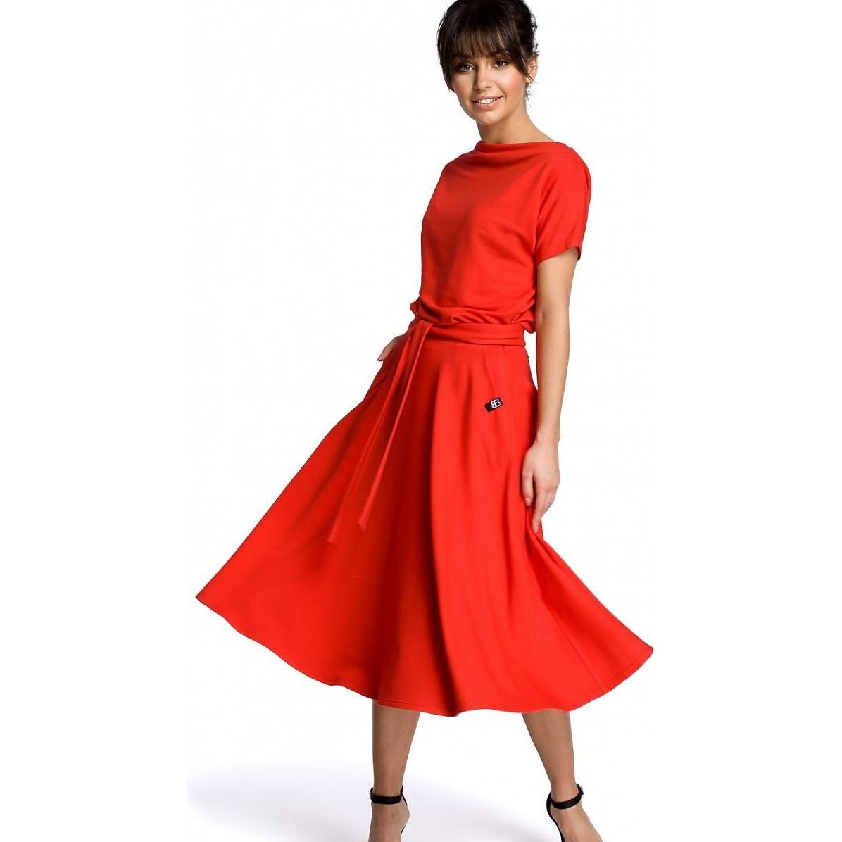 Be Wear, Damen, Kleider, Alltagskleid, Rot, (XXL)