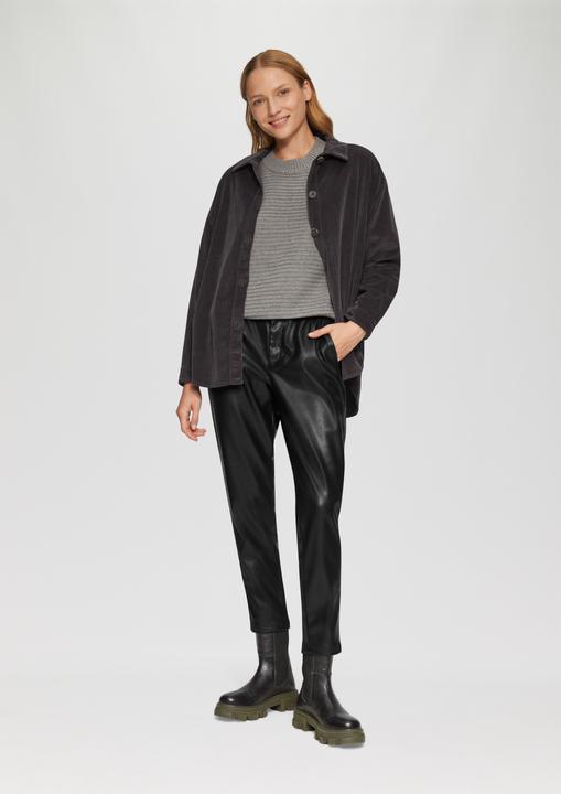 Actual product image S.Oliver Hose Jogpants aus Lederimitat (36)