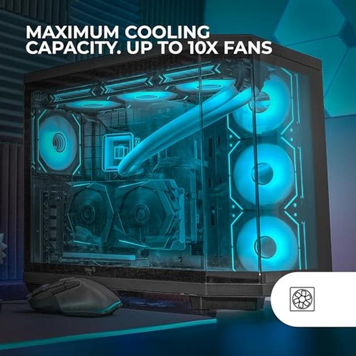 Produktbild Mars Gaming MC-3TCORE (Mini-ITX, ATX, mATX)