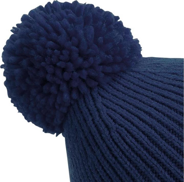 Produktbild Beechfield Engineered Ripp StrickBommelmütze (One Size)