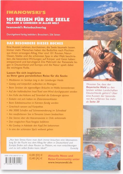 Produktbild Globus 101 Reisen für die Seele - Relaxen & Geniessen in aller Welt (Deutsch, Andrea Lammert, Daniela Kebel, 2012)