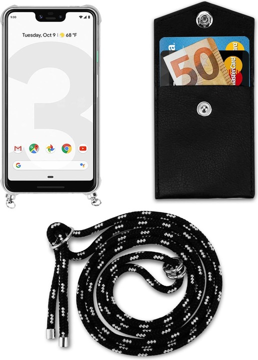 Produktbild Cadorabo TPU Handy Kette SILBER Cover