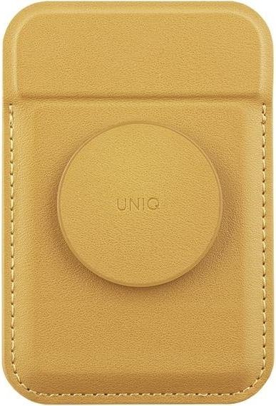 Produktbild Uniq Flixa magnetyczny portfel na karty z podpórką żółty/canary yellow MagSafe