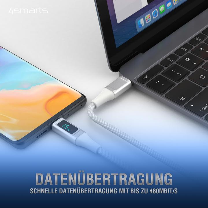 Actual product image 4smarts USB C – USB C (1.50 m, USB 2.0, 100 W)