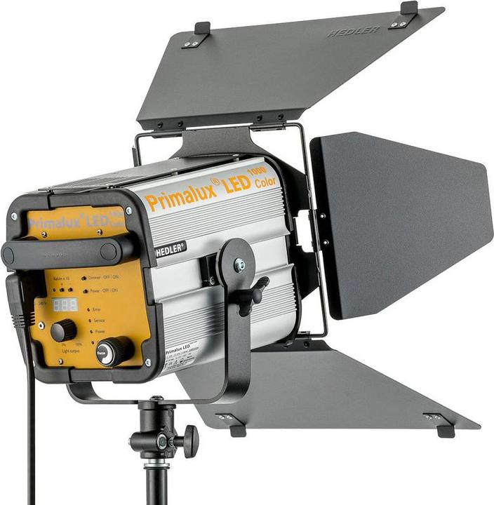 Productafbeelding Hedler Primalux LED 1000 Kleur, 3000-6500K met Fresnel lens, dimbaar van 5-100%.