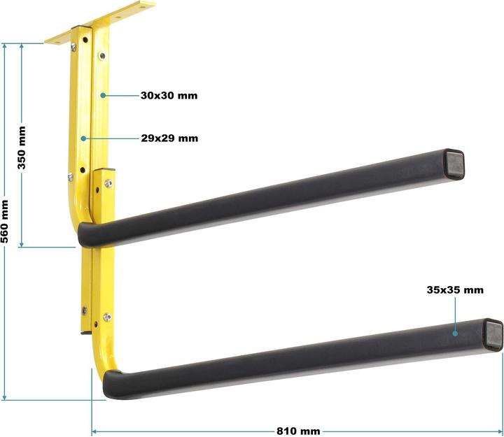 Produktbild Wiltec Kajak & SUP Deckenhalterung