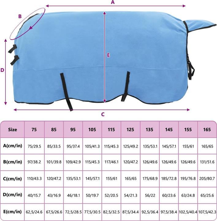Immagine prodotto vidaXL Polyester-Decke (155 cm)