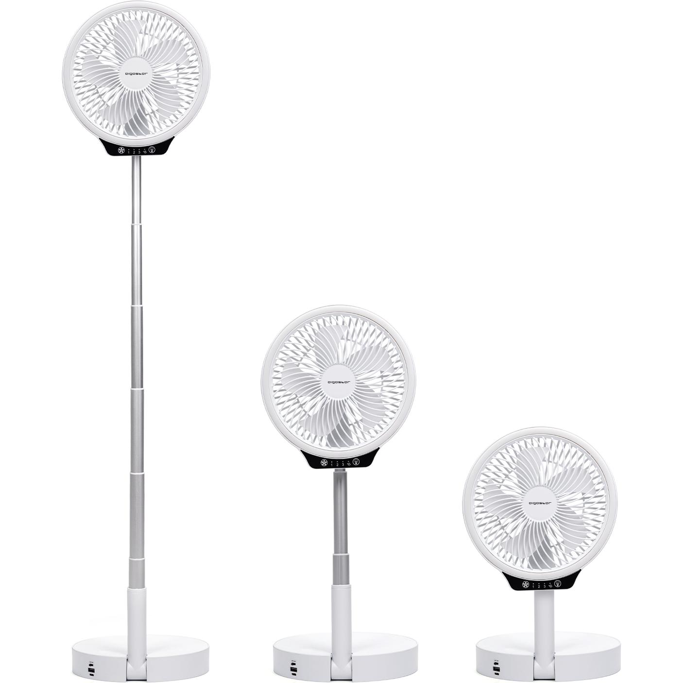 Thumbnail - Aigostar Desktop retractable blade fan with lightVDE/Paula, Ventilator