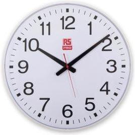 Rs Pro, Wanduhr, Wand Analog Uhr Splitterfrei, Ø 420mm, Weiss (42 cm)