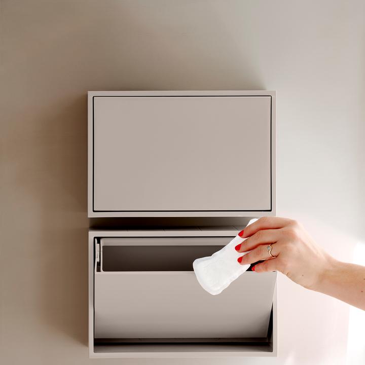 Produktbild ReCollector Small Wall storage / Bathroom bin - Silver Cloud grey