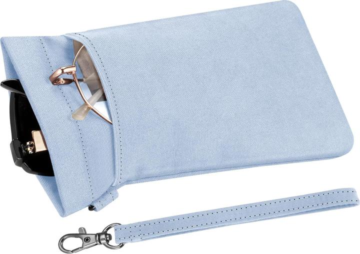 Produktbild Only-Bags.Store Doppelbrillenetui für 2 Brillen - weiches Brillenetui zum Aufstecken