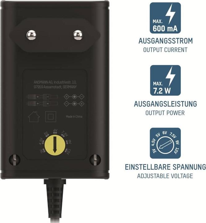 Produktbild Ansmann APS 600 max. 7,2 W NEU 1201-022