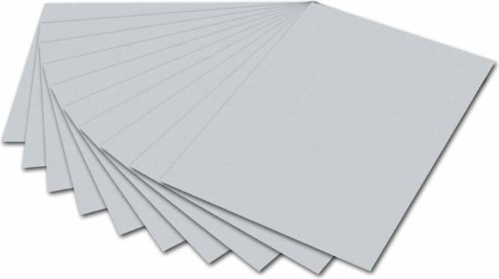 Actual product image Folia Clay paper, DIN A4, 130 g/sqm, light grey (130 g/m², 100x)