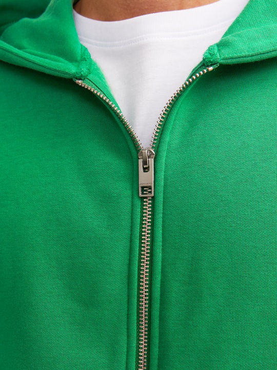 Produktbild Jack & Jones Plain Zip hoodie Kapuzenpullover mit Reissverschluss (M)