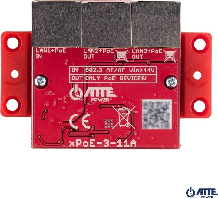 Produktbild Atte SWITCH 3-PORTOWY POE xPoE-3-11A (3 Ports)