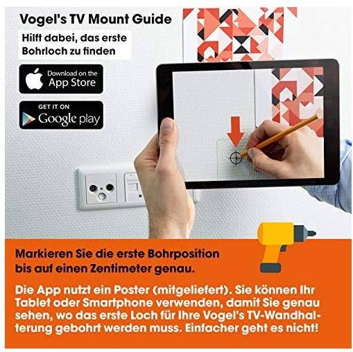 Produktbild Vogels Thin 545 (Wand, 65", 25 kg)