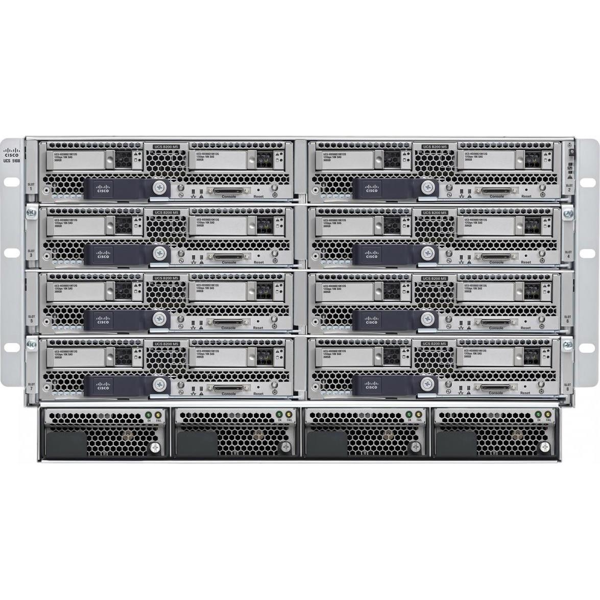 Thumbnail - Cisco UCS 5108 Blade Server Chassis - Rack-Montage, Server Zubehör, Grau