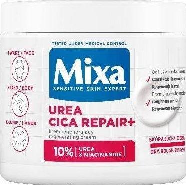 Mixa KREM Cica Urea wygładz.d/twarzy i ciała (400 ml)