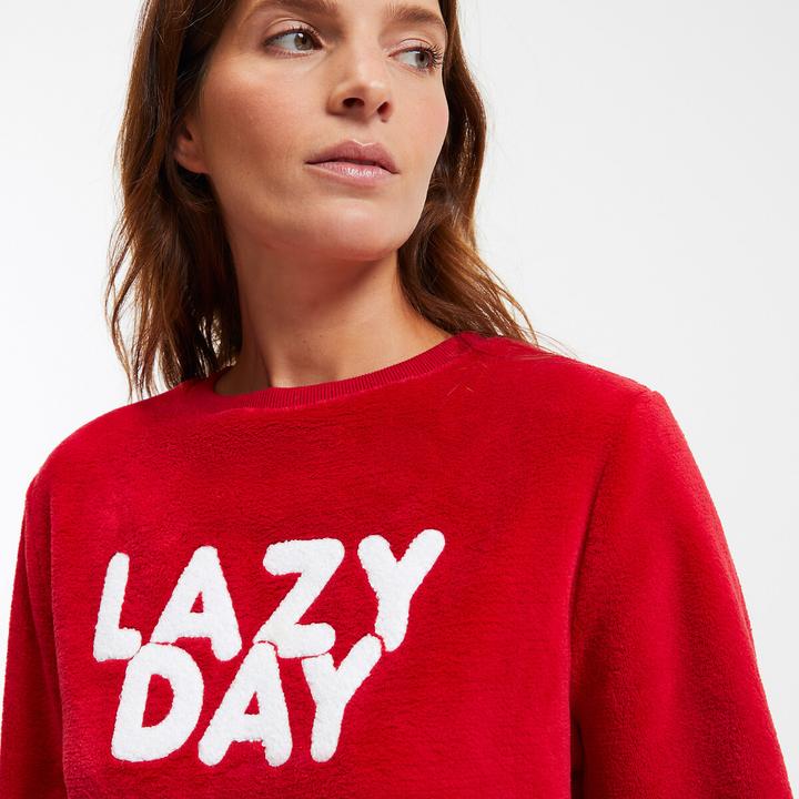 Actual product image So'home Fleece pyjamas with lettering (50)