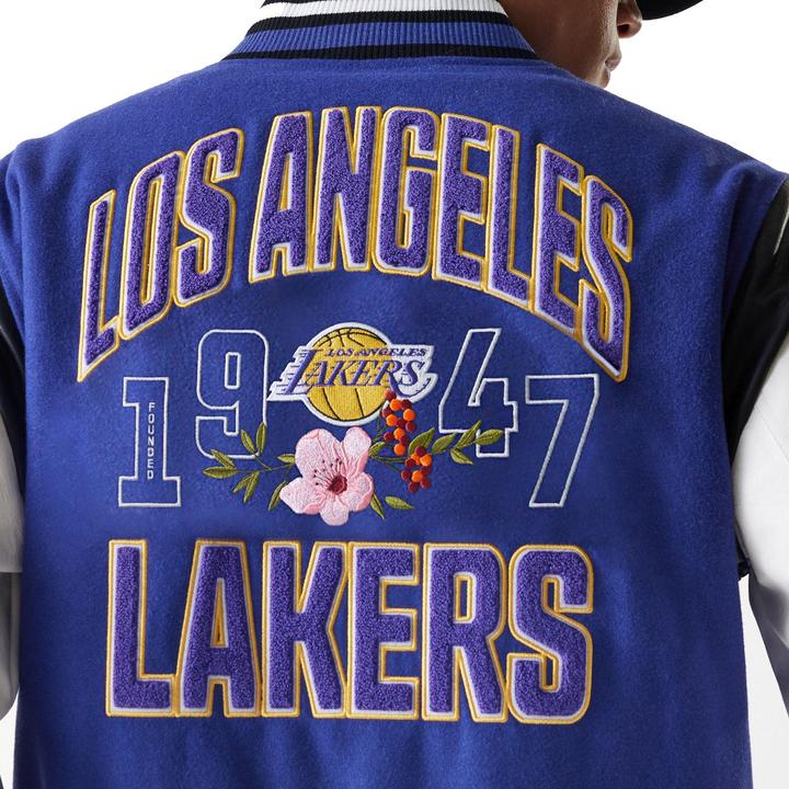 Produktbild New Era Varsity NBA Jacke - FLORAL Los Angeles Lakers - XL (XL)