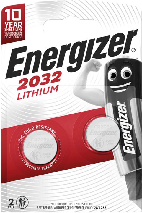 Energizer CR2032 Lithium (2 Stk., CR2032, 235 mAh)