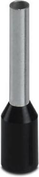Actual product image Phoenix Contact 3203134 Wire end ferrule 1.50 mm² Partially insulated Black 1000 pcs.