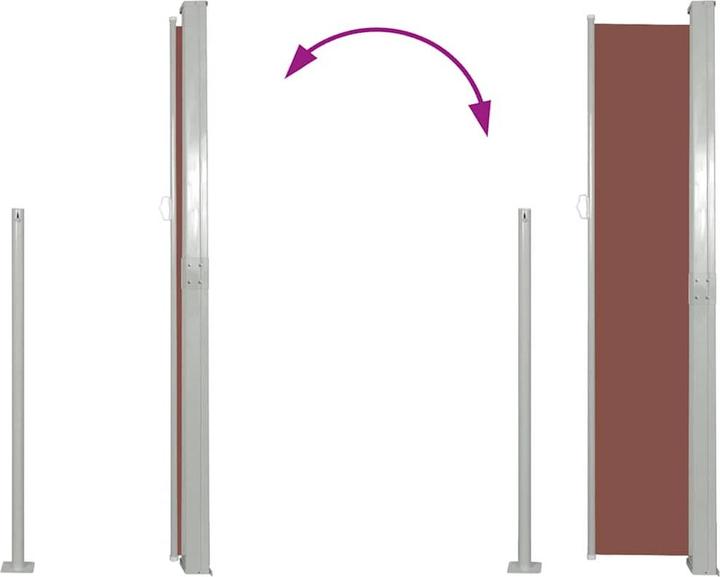 Produktbild vidaXL Balkon-Seitenmarkise (3 m)