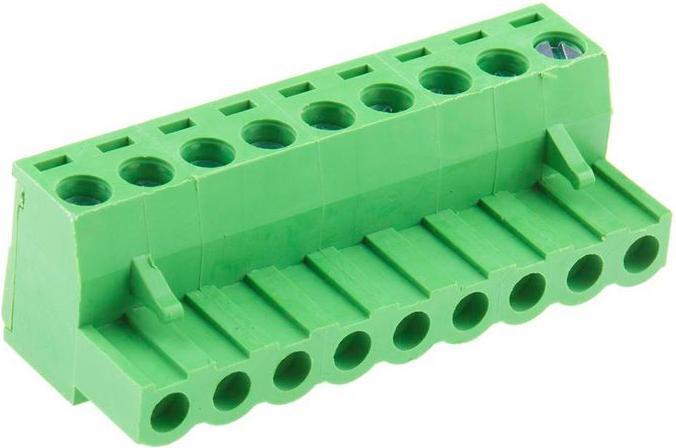 Produktbild RS PRO 5.08mm PCB terminal block, R/A plug, 9P