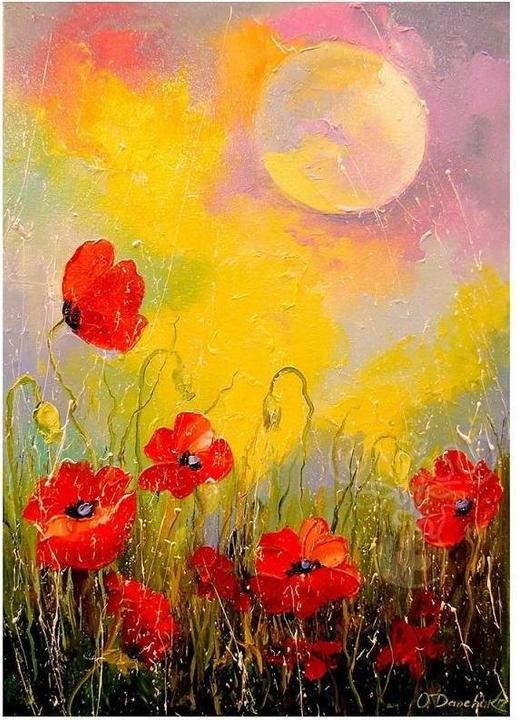Actual product image Enjoy Puzzle ENJOY-1823 - Poppies in the Moonlight, Puzzle, 1000 pieces (1000 pieces)