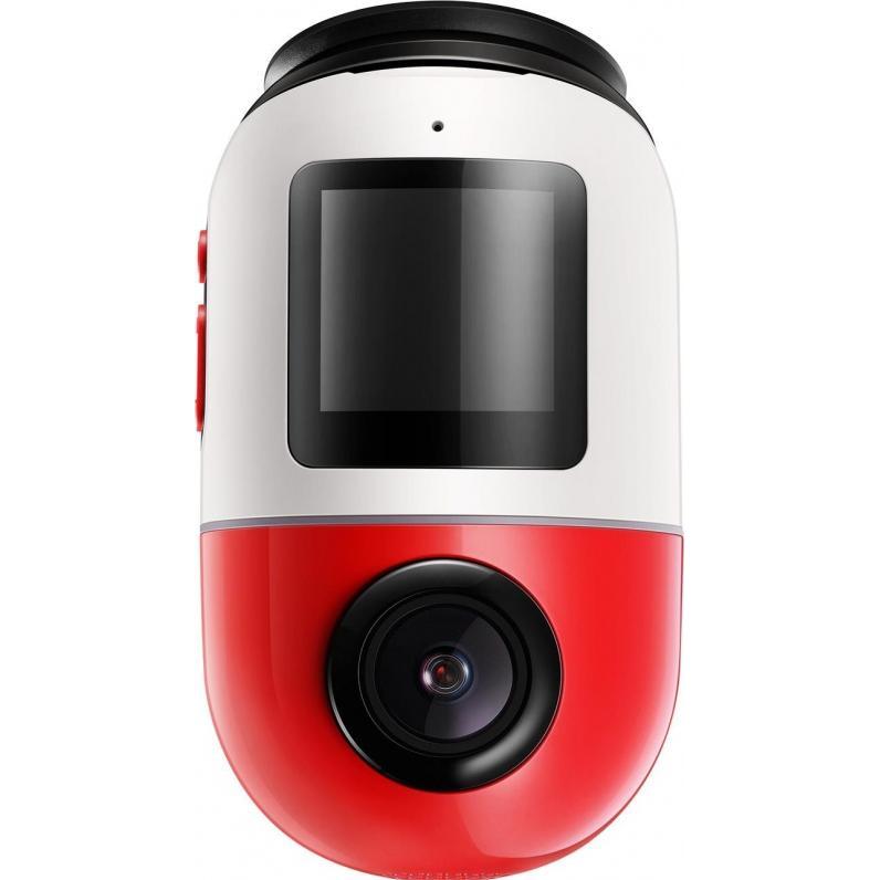 70mai X200 128GB (Eingebautes Mikrofon, Nachtsicht, WLAN, GPS-Empfänger, Full HD), Dashcam, Rot, Weiss
