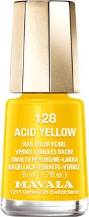 Mavala Nail Polish Tone 128 Yellow 5ml (128, Farblack)