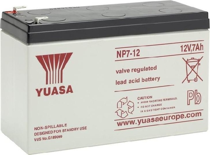 Yuasa NP7-12 12V 7Ah USV-Batterie