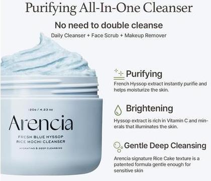 Actual product image Arencia Royal Blue (Cleansing scrub)