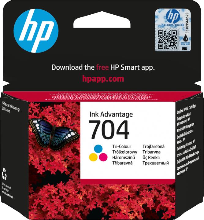 Produktbild HP 704 - Farbe (Cyan, Magenta, Gelb) - Original (C, M, Y)