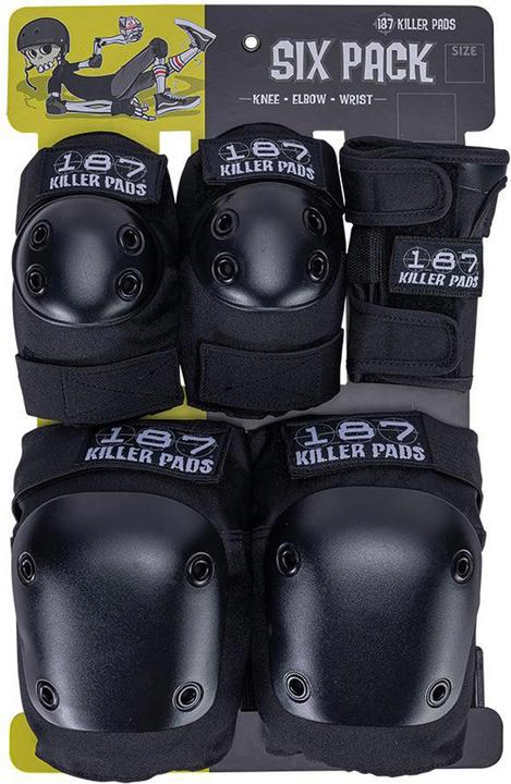 Produktbild 187 Killer Pads Six Pack (S, M, Protektorenshorts, 6 Stück)