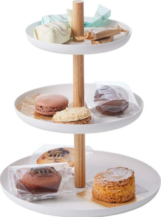 Actual product image Yamazaki 3-tier dessert stand TOSCA