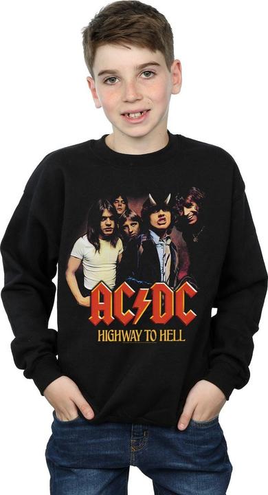 Actual product image AC/DC Boys Highway To Hell Group Sweatshirt (128)
