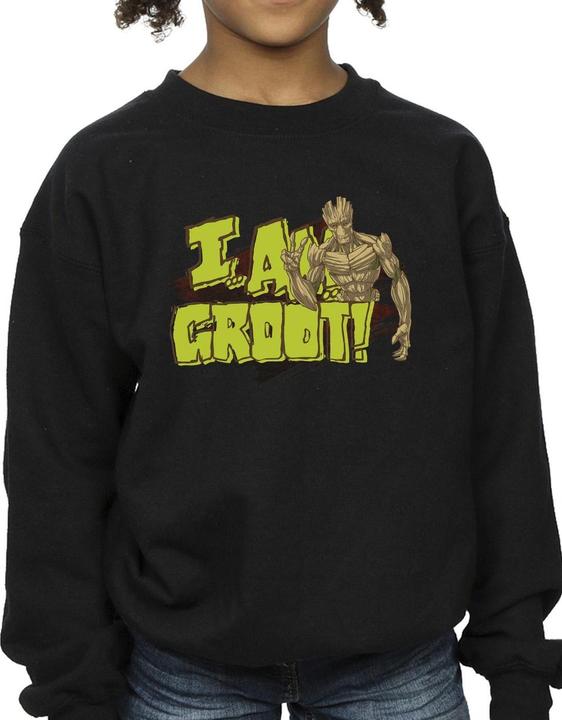 Produktbild Guardians of the Galaxy I Am Groot Sweatshirt Mädchen (104)