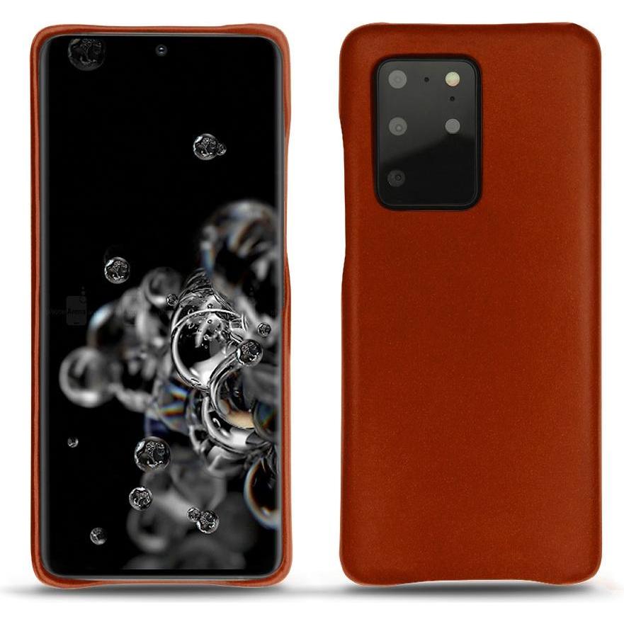 Thumbnail - Noreve Lederschutzhülle (Samsung Galaxy S20+ 5G), Smartphone Hülle, Orange