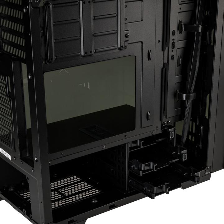 Actual product image Silverstone SST-LD01B Lucid Micro ATX Tower, TG (Mini-ITX, Mini-DTX)