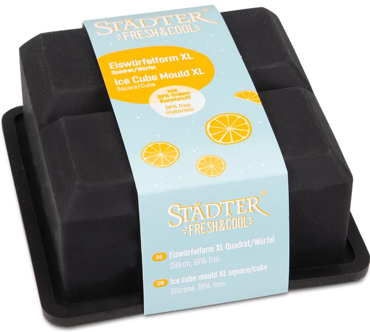 Image du produit Städter Bac à glaçons XL carré/cube