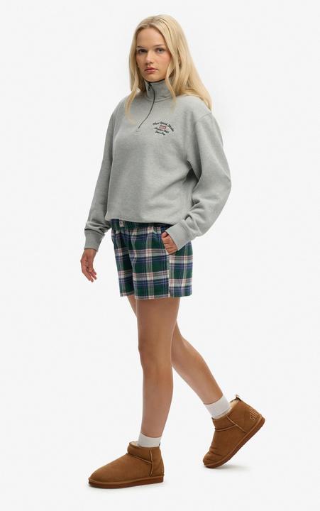Produktbild Superdry Karierte Baumwollshorts mit Elastikbund (XL)