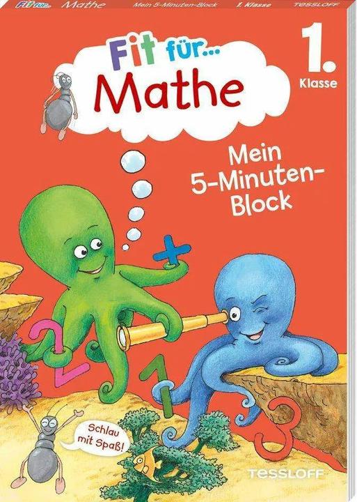 Produktbild Tessloff Fit für Mathe 1. Klasse. Mein 5-Minuten-Block (Deutsch, Werner Zenker, Guido Wandrey, 2023)