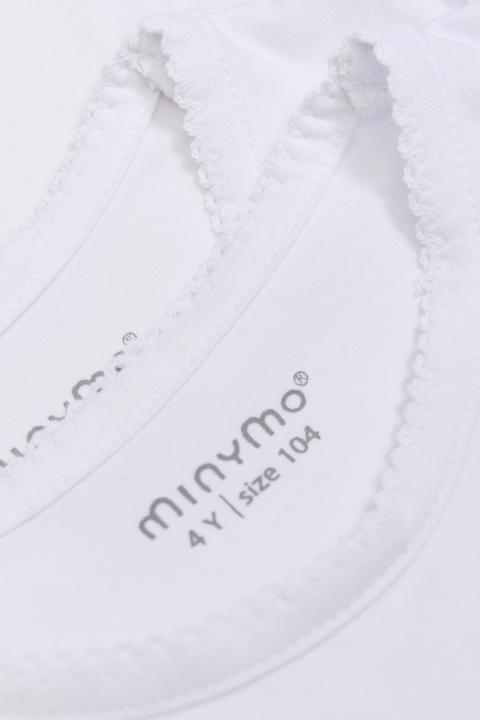 Produktbild Minymo T-Shirt 2er Set Weiss Gr. 104 (104)