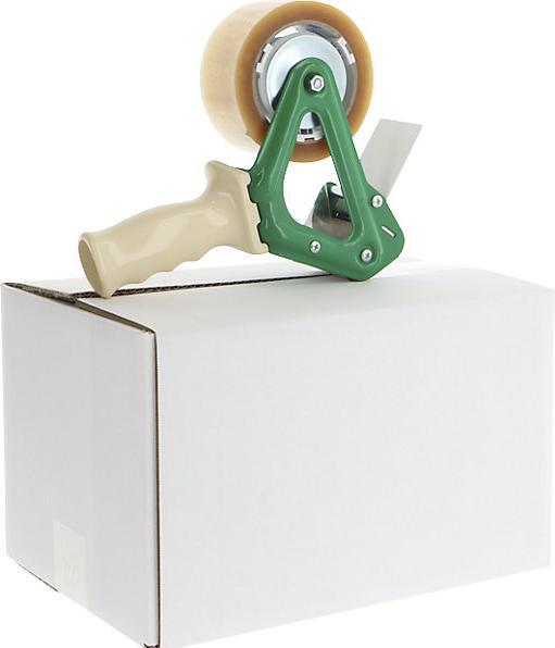 Actual product image kaiserkraft Low Noise PP packing tape, rubber, pack of 6 rolls, transparent, tape width 50 (50 mm)