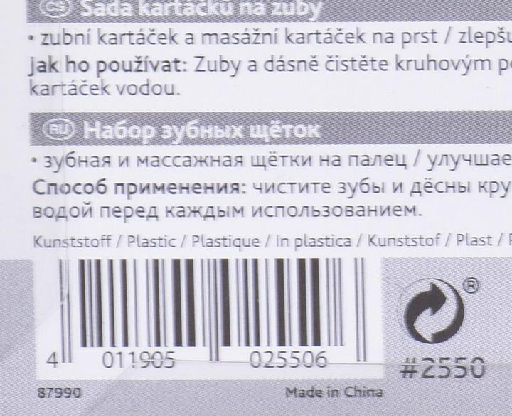 Produktbild Trixie Zahnbürsten-Set (Hund, Katze)